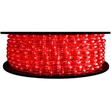 Red LED Rope Light - 120 Volt - 148 Feet