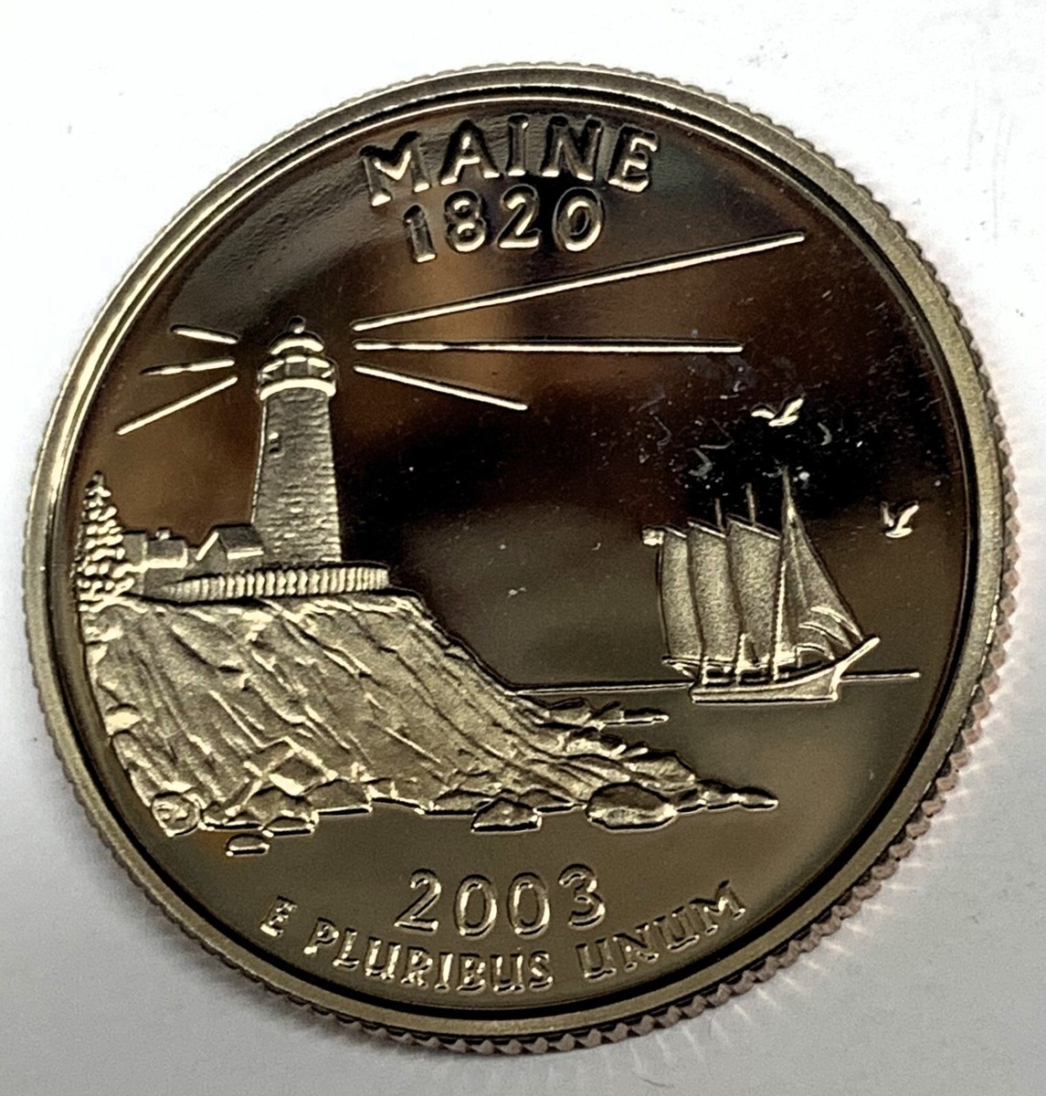 C3320 U.S. STATE QUARTER COIN, MAINE 2003-S PROOF | eBay