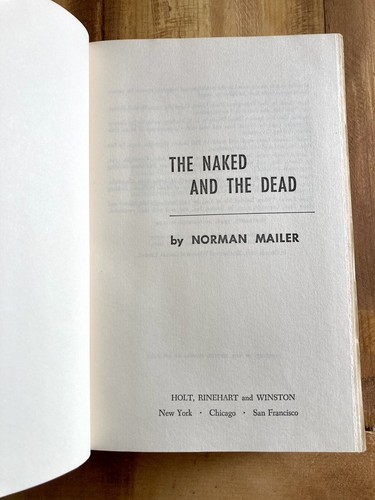 THE NAKED AND THE DEAD by NORMAN MAILER 1948 BCE HC w/ JACKET WWII NOVEL PACIFIC - Picture 3 of 6