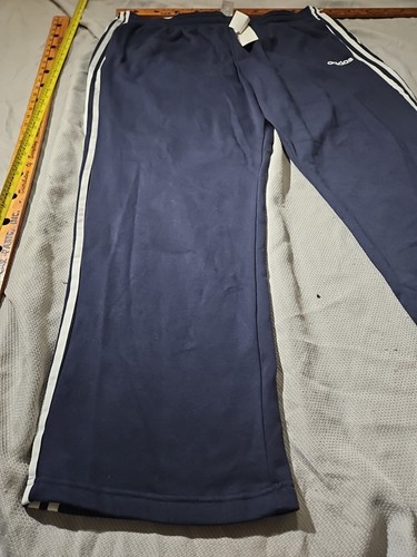 Neu mit Etikett Adidas Hose Herren 4XL XXXXL blau gestreift Kordelzug Jogginghose Jogger - Bild 5 von 17