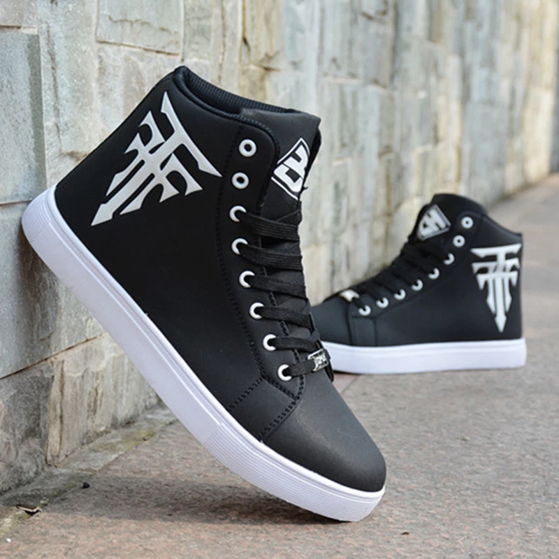 Mens wide top high top shoes