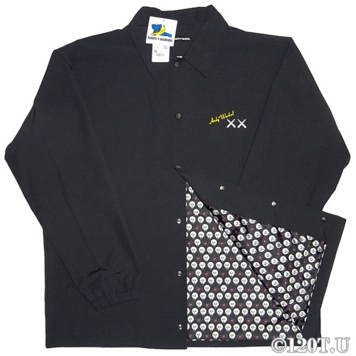 Uniqlo KAWS x Warhol Coach Jacket Black 474138 Size 4XL NWT - Picture 4 of 14