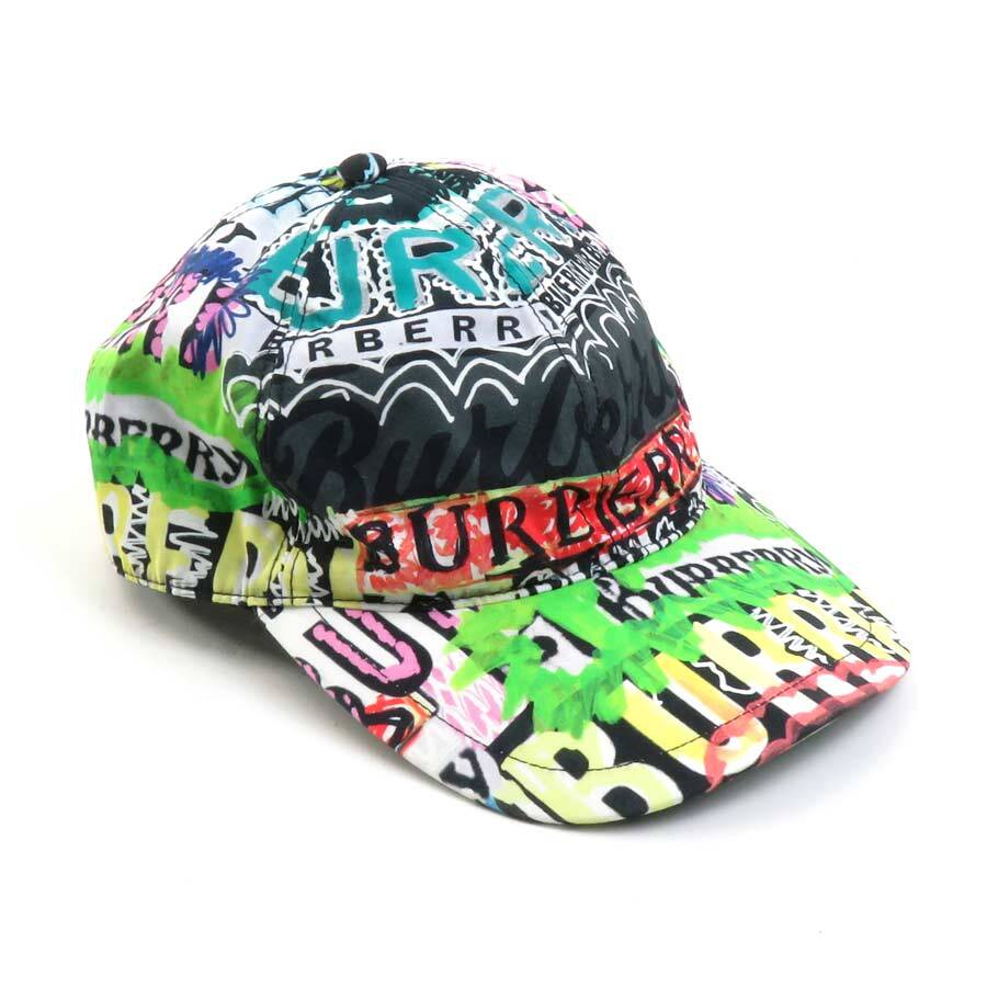 Auth BURBERRY Cap Hat Multicolor Cotton - e58595i | eBay