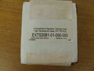 NEW IN BOX AURA GAS CONTROL PRESSURE REGULATOR EXTS30B1-01-000-000 B319
