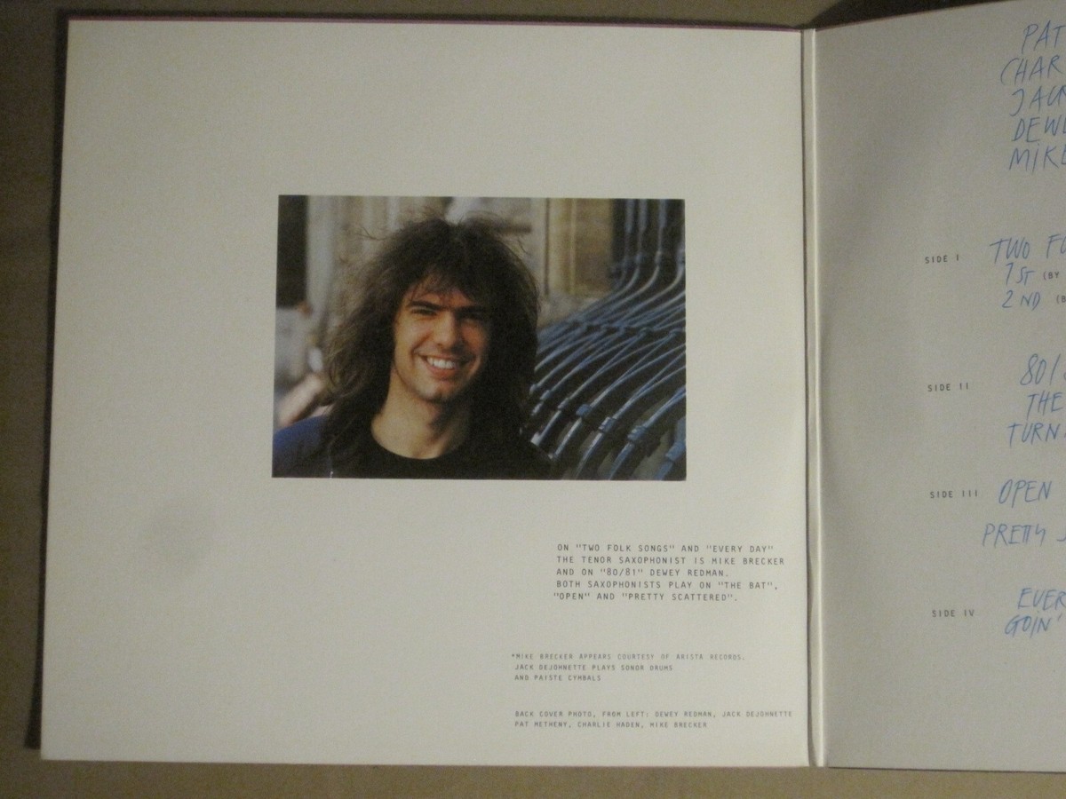 PAT METHENY CHARLIE HADEN JACK DEJOHNETTE 80/81 2LP '80 ECM-2-1180