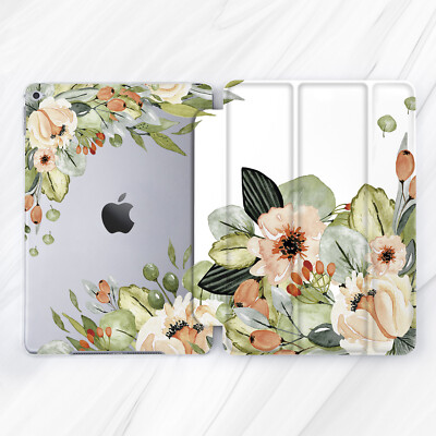 Wildflower Nature Peony Retro Case For iPad 10.2 Air 13 11 Pro 13 12.9 9.7 10.9
