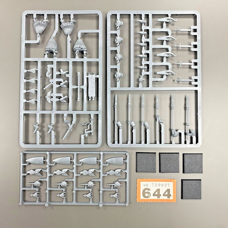 HIGH ELF SPEARMEN X4 WARHAMMER THE OLD WORLD ELVES GAMES WORKSHOP