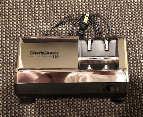 Chef's Choice 310 Chrome / Stainless Electric 2 Stage Kitchen Diamond Sharpener