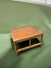 Vintage Bamboo Coffee Table Square 51cm x 51cm x 30cm