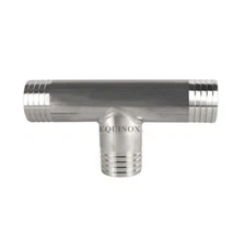 1" Tee Insert Hose 304 stainless Maple Syrup 1.00 inch sharp insertion