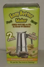 Easy Butter Maker ( 2 Stick Capacity) Oil & Butter Stovetop Cooking Infuser