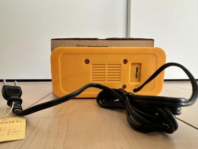 Seiko DP666T Digital Flip Clock with Buzz Alarm Yellow Body