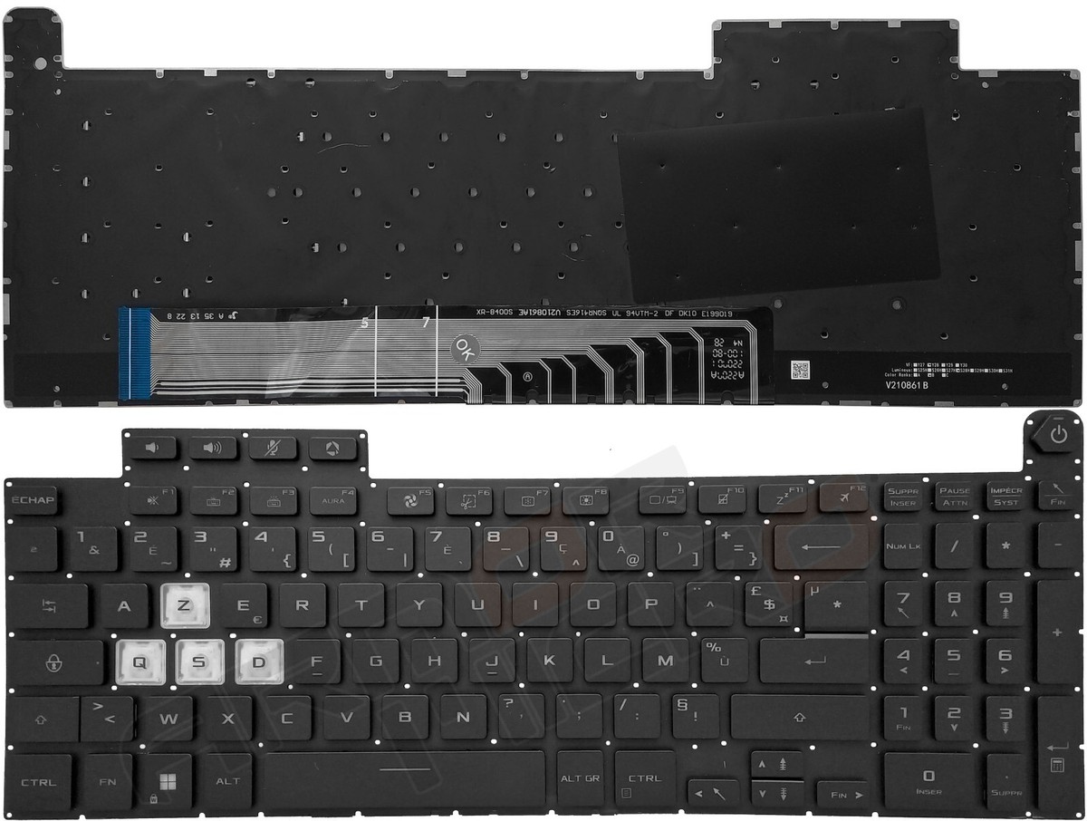 Clavier Français Original Azerty Pour Asus - 5711045247101 Neuf