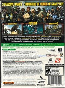 Borderlands Triple Pack Xbox 360 (Brand New Factory Sealed US Version) Xbox 360,