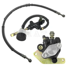 Rear Brake Caliper & Master Cylinder & Hose Kit for Yamaha Banshee 350 1987-2006