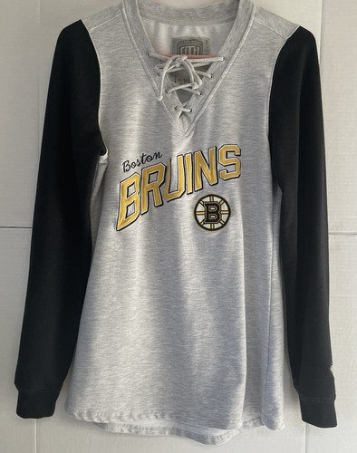 BOSTON BRUINS NHL Old Time Hockey  Newbury Collectio. long sleeve pull over  M