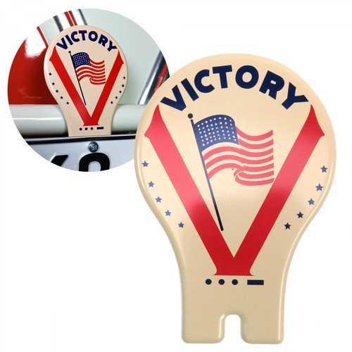 WW2 Victory License Plate Topper