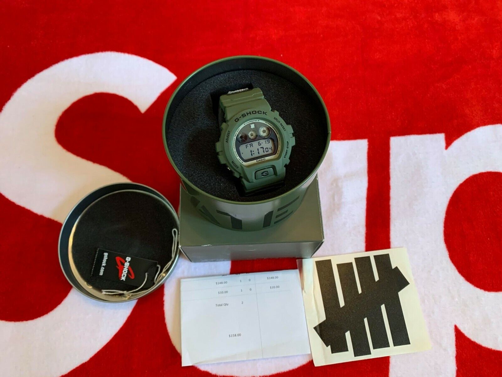 UNDEFEATED × G-SHOCK DW-6900UD-1JF - 腕時計(デジタル)