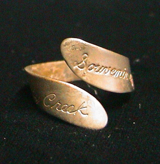 Vintage Stony Creek Metropark Wrap Ring Souvenir Michigan Adjustable