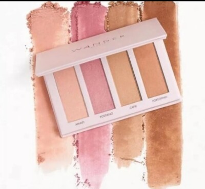 WANDER BEAUTY Riviera Blush and Bronzer Palette Sealed   Lot Of 2