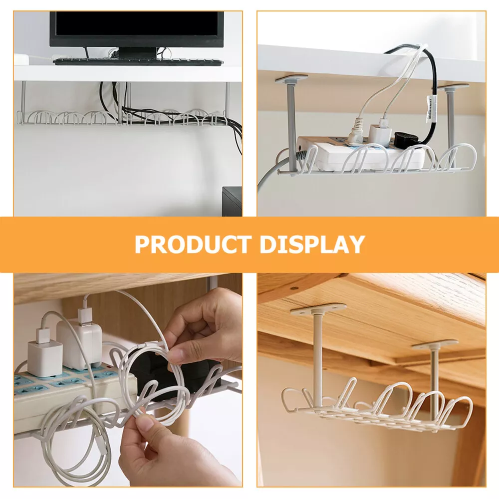 kitchen appliances Cable Management Practical Wire Management Under Desk