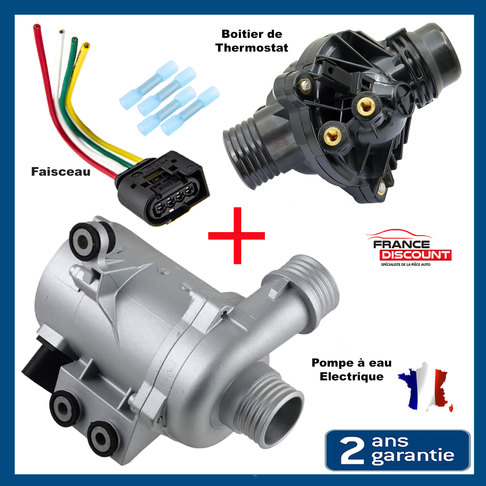 Pompe a eau electrique pour BMW X3 X1 et berlines, roulez serein pour les trajets de vacances