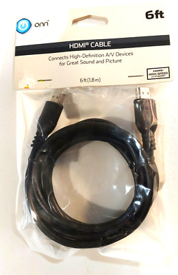 PREMIUM HDMI CABLE 6FT BLURAY 3D DVD PS3 HDTV XBOX LCD HD TV 1080P
