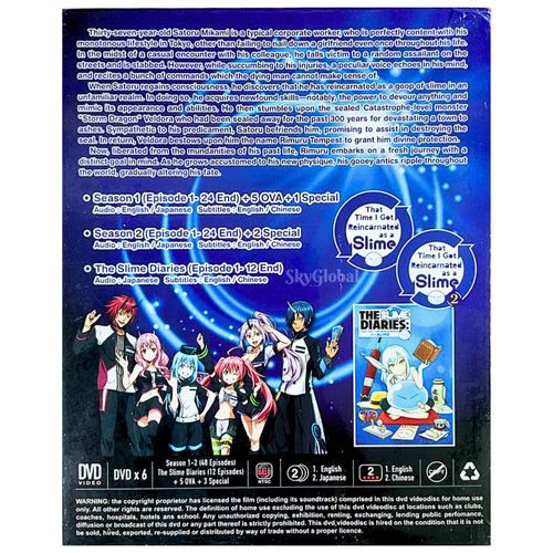 DVD That Time I Got Reincarnated As A Slime Season 1+2+Diaries+ 5OVA + 3 Special - Picture 12 of 13