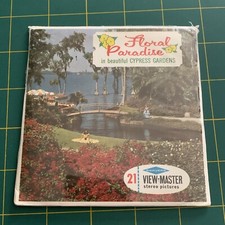 View-Master A969, Cypress Gardens, Floral Paradise, FL, Version A, 3 Reel Set 2E