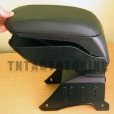 Accoudoir Console Central Universel en Cuir Noir pour Renault Avantime Espace