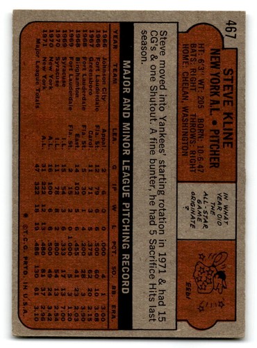 1972 Topps Baseball #251-500 EX/MT to NM You Choose Complete Your Set - Picture 431 of 497