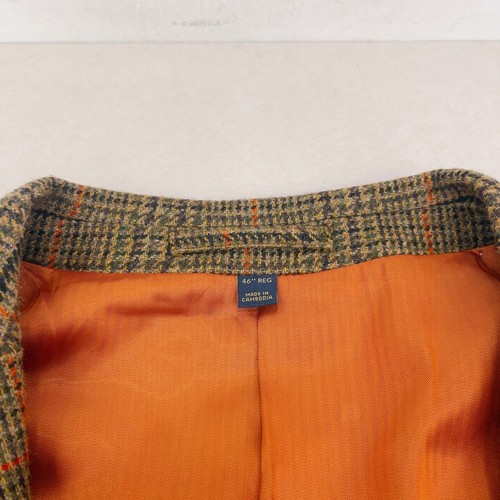 Marks and Spencer Moon Tweed Blazer Sakko Herren 46R Kariert Braun M&S Sartorial - Bild 9 von 17
