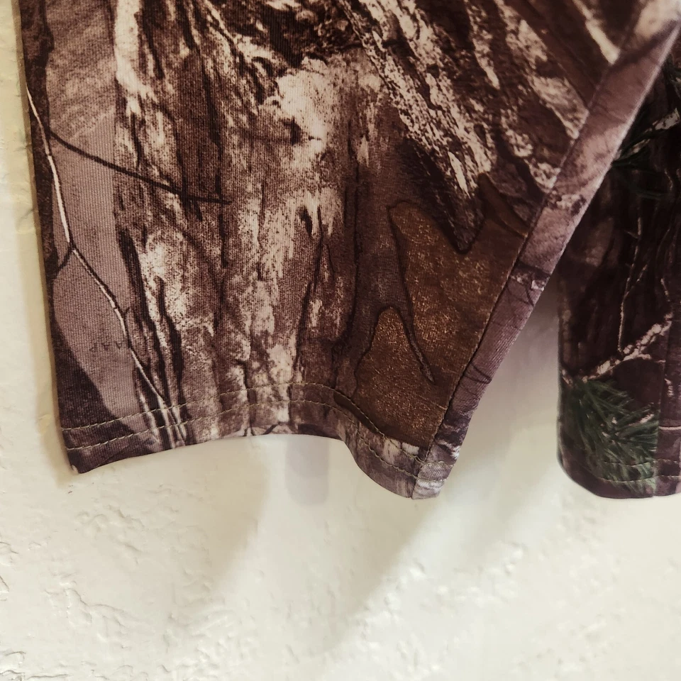 Realtree Compression T Shirt Youth Boys XXL Camo Long Sleeve Moisture Wicking - Image 3 of 4