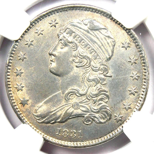 1831 Capped Bust Quarter 25C - NGC Uncirculated Details (UNC MS) - Rare Date!