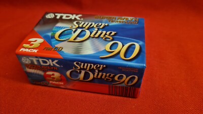 Audiokassetten   TDK  Super CDing 90   Tapedeck Music Cassettes 3er Pack! OVP!