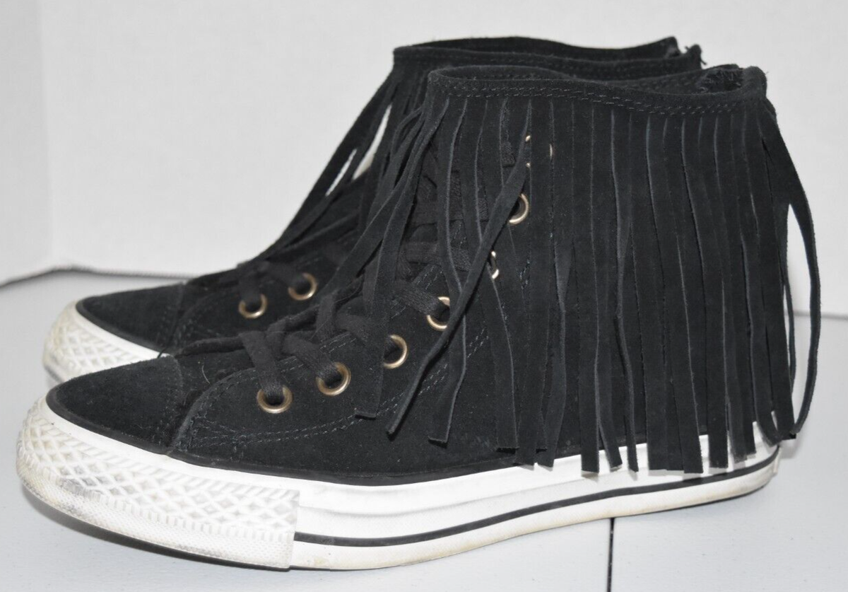 Converse Chuck Taylor All Star Fringed Suede Womens Size 7 Converse Chuck Taylor All Star Fringed Suede Womens Size 7
