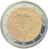 2 Euro Commemorativi del 2008 - FDC da Rotolino o Coin Card - A SCELTA - 第 3/15 張圖片