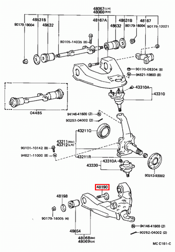 Genuine Hilux LN109 LN108 LN107 KZN205 KZN165 Camber Adjusting Cam Bolt Set x4 - Picture 9 of 19