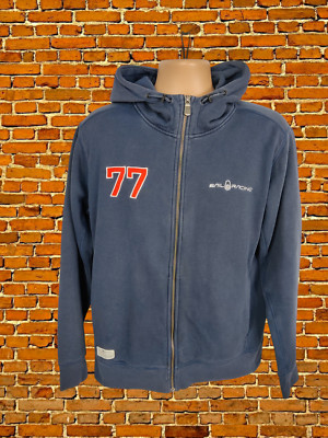 HERREN SAIL RACING UK MEDIUM M MARINEBLAU REISSVERSCHLUSS ISLAND BOOT HOODIE PULLOVER TRAININGSJACKE