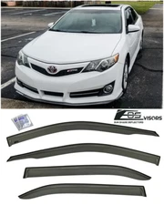For 12-14 Camry Sedan JDM Side Door Window Visors Deflector Shield Rain Guard