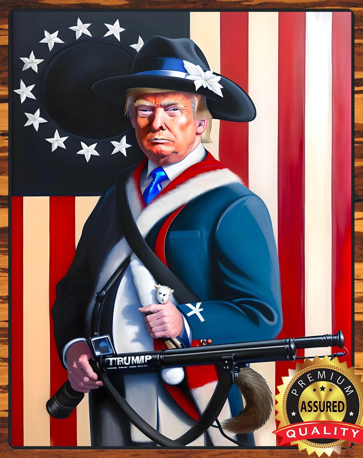 Donald Trump - Art - Painting To Be Signed By Artist - Metal Sign 11 x 14