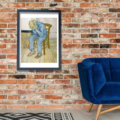 Sorrowing old man  Van Gogh Poster Canvas Picture Print
