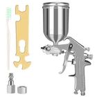 HVLP Mini Gravity Feed Air Spray Paint Gun 1.5 mm Nozzle Auto Car Paint Sprayer