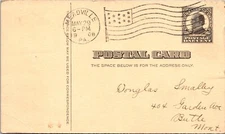 Butte Montana MT AOUW Ancient Order United Workman Supreme Recorder   Postcard