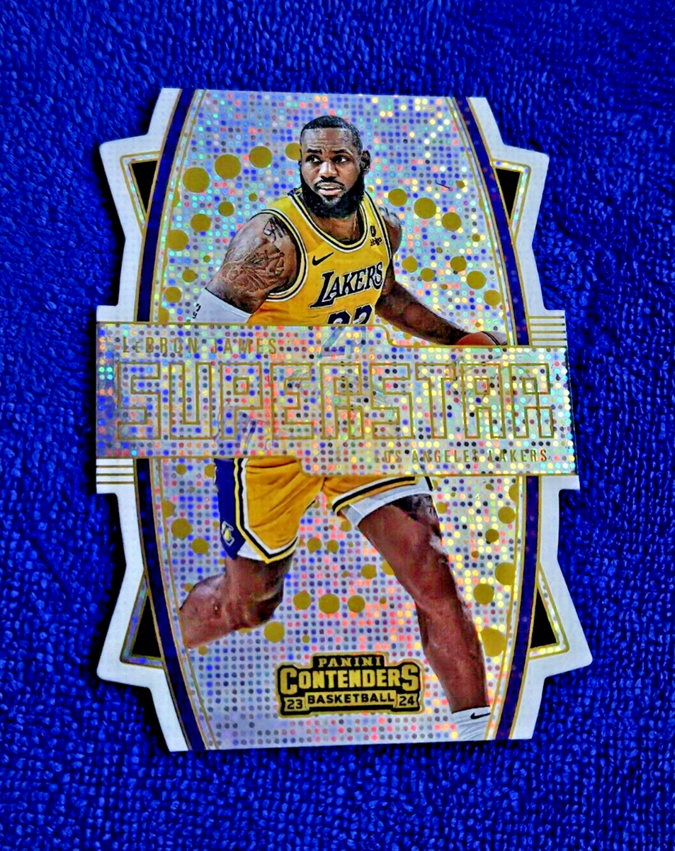 2023-24 Panini Contenders Lebron James Prizm Superstar Die