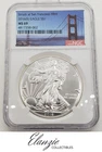 2016(S) American Silver Eagle, Struck in San Francisco, NGC MS69
