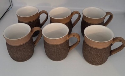Vintage Denby Cotswold small coffee muts