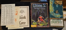 ULTIMA V Warriors Of Destiny CIB Commodore 64/128 - Map & Books ! - not tested