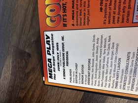 Mega Play Sega Video Game Magazine Judge Dredd Vol 6 No 3 June July 1995