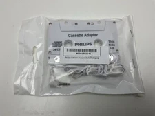 Philips Universal 3.5mm Plug MP3/CD Cassette Adapter New Sealed White
